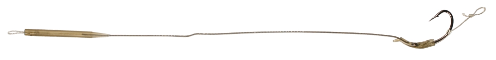 Návazec - ztužený CARP LEADER "UNIVERSAL RIG" Model 2 23 cm / 25 lbs - háček vel. 4 - 2ks