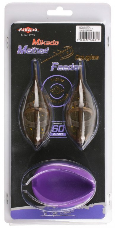 Sada - METHOD FEEDER DOUGLAS XL 2 x krmítko 80 g + 1 forma