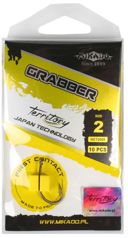 Háčky - TERRITORY potažené T - GRABBER vel. 8 - 10 ks