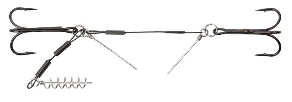 DOZBROJKA - STINGER STEEL JAWS s piny 4+6 cm x 24kg / trojháky: 1/0 - bal.1ks