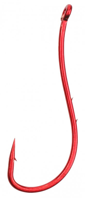 Háčky SENSUAL - RYUSEN vel. 1 RED (červená) očko - 10 ks