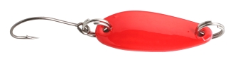 Třpytka - Mini - 2.4 cm - 1.5 g / Červená - Stříbrná  1 ks