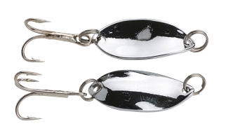 Třpytka - Mini 2.2 cm - 1.4 g stříbrná / stříbrná 1 ks