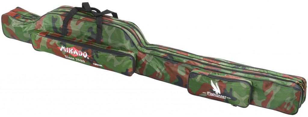 Obal na pruty 2 komorový 130 cm / Kamufláž