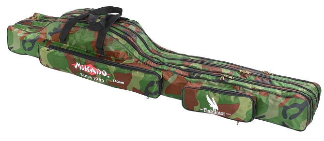 Obal na pruty 3 komorový 140 cm / Kamufláž