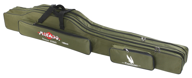 Obal na pruty 2 komorový 140 cm / GREEN