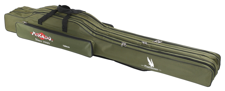 Obal na pruty 3 komorový 150 cm / GREEN