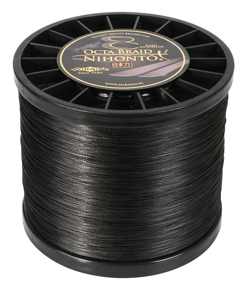 Pletená šňůra - NIHONTO OCTA BRAID  030 Černá 3000M Nosnost : 29.90kg