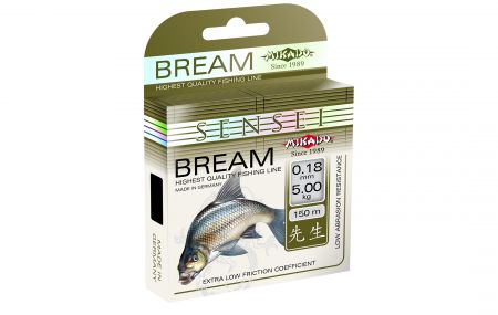Vlasec - SENSEI BREAM 0.18 mm - 150 m Nosnost : 5.00kg 1 cívka