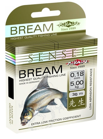 Vlasec - SENSEI BREAM 0.20 mm - 30 m Nosnost : 5.90kg 1 cívka