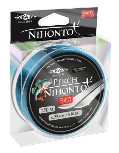 Vlasec - NIHONTO PERCH 022 Nosnost : 6.65kg 150M  1 cívka