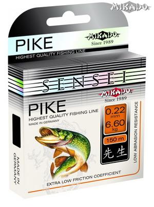 Vlasec - SENSEI PIKE 0.30 mm - 150 m Nosnost : 11.00kg 1 cívka