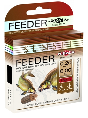 Vlasec - SENSEI FEEDER 0.30 mm - 150 m Nosnost : 11.10kg 1 cívka