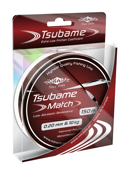 Vlasec - TSUBAME MATCH  018 Nosnost : 5.30kg 150M  1 cívka