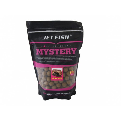Jet Fish Mystery boilie 1kg - 20mm JAHODA/MORUŠE
