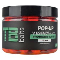 Plovoucí Boilie Pop-Up TB Baits v esenci 65g Strawberry Butter 12mm