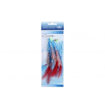 Mořský návazec - BELONA RIG 12cm - háček: 3x1/0 - modrá