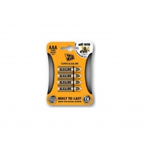 Alkalická baterie JCB LR03 / AAA, blistr 4 ks