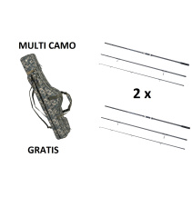2x Prut Sentinel Carp 360SH + Obal Multi Camo 130 