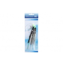 Mořský návazec - BELONA RIG 12cm - háček:  3x1/0 - černá