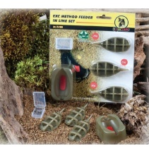 Extra Carp Method Feeder Set 20,25,30g + formička