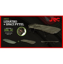 Lehátko JRC Contact Lite (6noh) + spací pytel