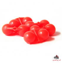 Hell-Cat Chrastítko Scream Balls Red,5ks