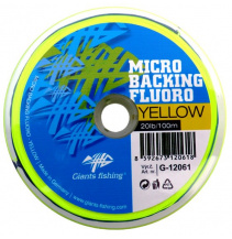 Giants fishing Micro Backing Fluoro-Yellow 20lb/100m