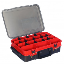 Hell-Cat Kufřík plastový TB Double Layer ( Red-Grey )