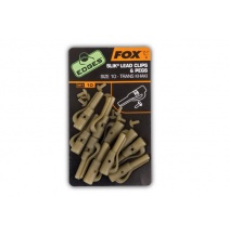 FOX - Závěsky na olovo s kolíčky EDGES Slik Lead Clip + Pegs