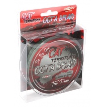Pletená šňůra - CAT TERRITORY OCTA BRAID 040 /43.20kg Zelená 150m