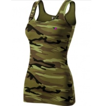PR Style dámské tílko camo