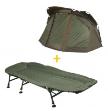 Bivak JRC Defender Peak 2 Man + Lehátko JRC Contact Lite 6 noh
