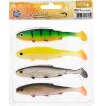 NÁSTRAHA - REAL FISH 10cm/BLEAK-MIX - 4 ks