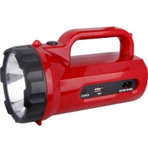 LED svítilna nabíjecí s power bankem, 5W, 235lm, červená