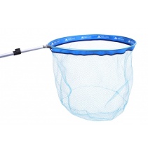 Podběrákový koš 60x50 - očko 6mm modrý rámeček - nylon
