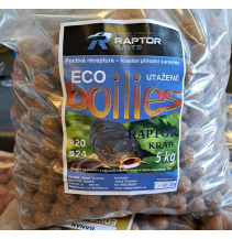Chytací boilies RAPTOR 5kg 20mm  KRAB