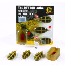 Extra Carp Method Feeder Set 20,30,40g + formička