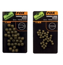FOX - Gumové korálky EDGES Tapered Bore Beads