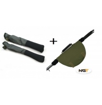 NGT Pouzdro na naviják + Chrániče prutu