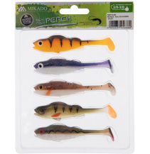 NÁSTRAHA - REAL FISH 8cm/FROG-MIX - 5 ks