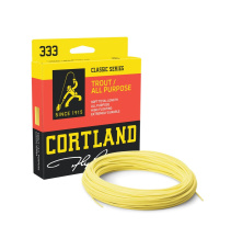 Cortland muškařská šnůra 333 Classic Trout All Purpose Yellow Fresh