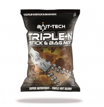 Bait-Tech Směs krmení Triple-N Stick &#38; Bag Mix 1 kg