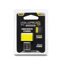 Liquirigs - Liquid Zig Booster kapsle, žlutá a čirá 4+2ks
