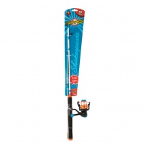 Dětský set prut s navijákem a vlascem Shakespeare Cosmic Orange Spin Set 1,40m