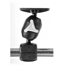 Adjustable rail mount - body and rail clamp