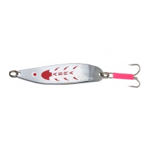 Třpytka - ABRA vel. 2 / 17 g / 7.6 cm - SILVER / RED -