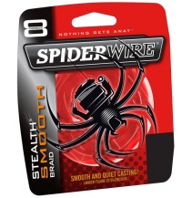 Šňůra Spiderwire Stealth Smooth 8 Červená METRÁŽ