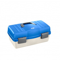 Plastica Panaro rybářský kufřík 136/ 4-patrový bílo-modrý