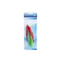 Mořský návazec - BELONA RIG 12cm - háček: 3x1/0 - červená